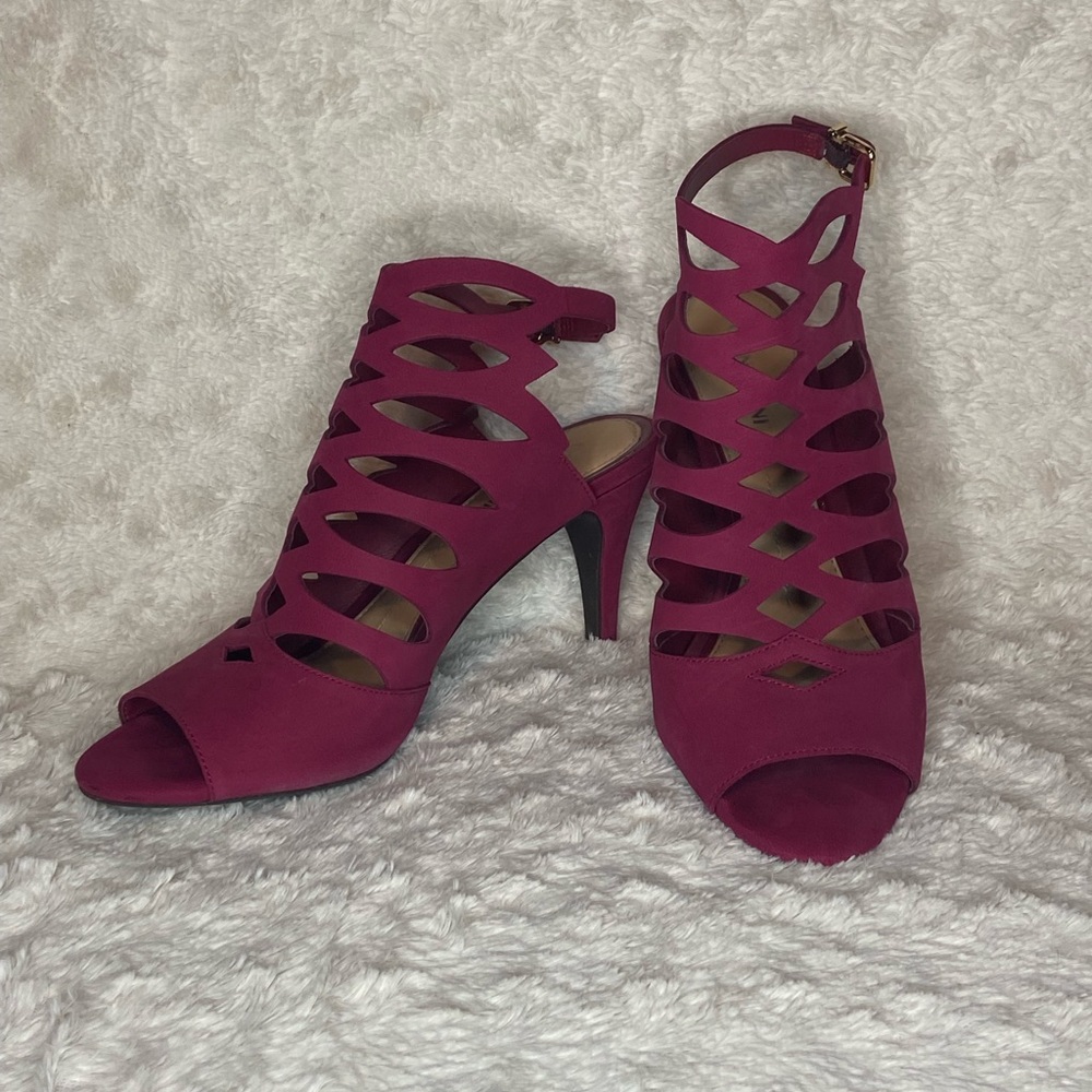 Gianni Bini Pink Heels. Mulberry. Sz 8